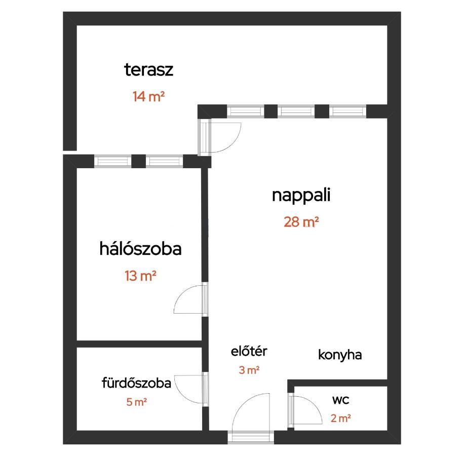 Marina Panorama Apartment & Garage Будапеща Екстериор снимка